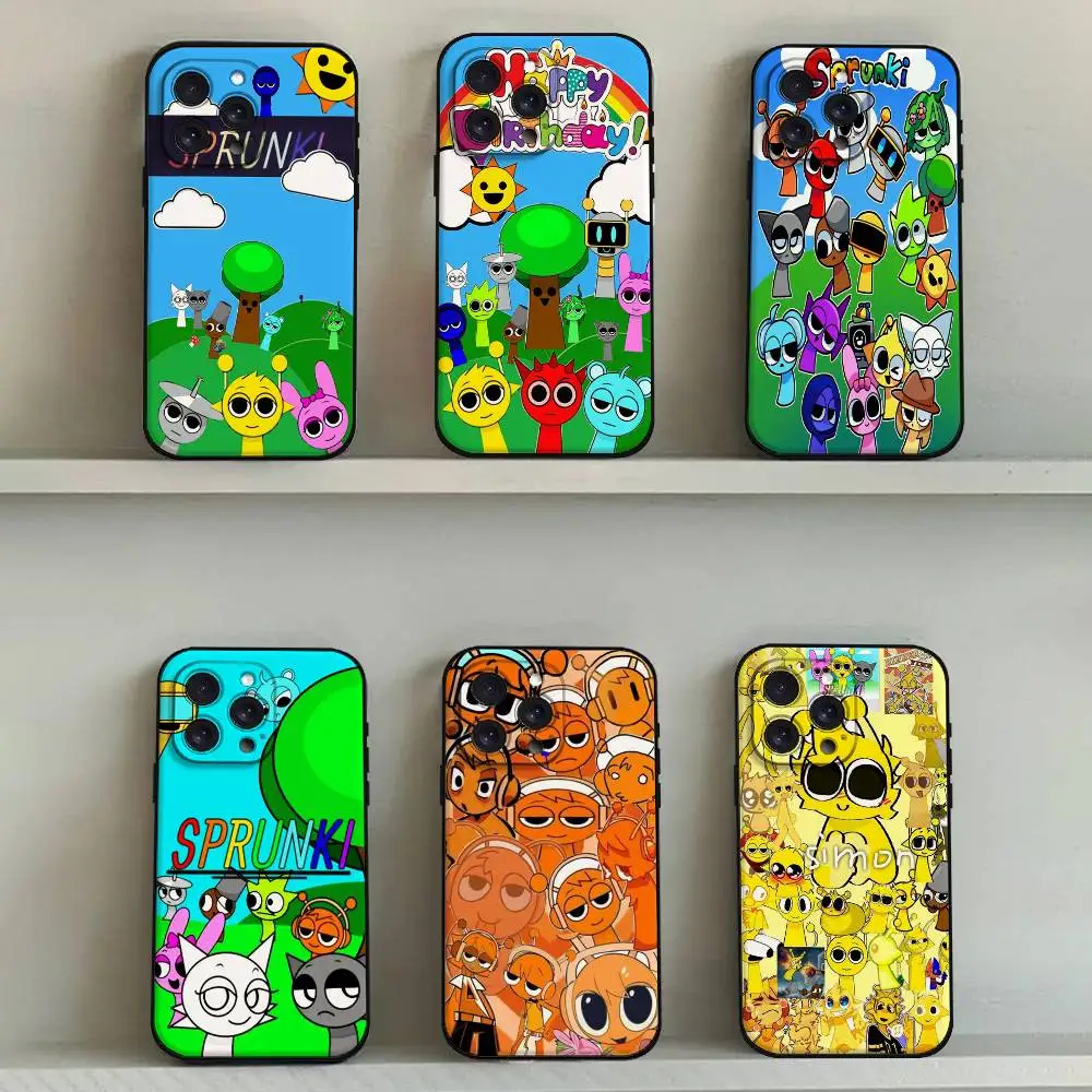 Phone Cases Quirky - 재미있는 만화 스프룽키 폰 케이스 아이폰
