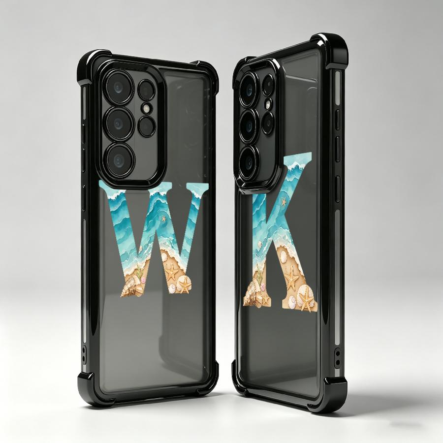 Phone Cases Beach - 비치 레터 K W 폰 커버