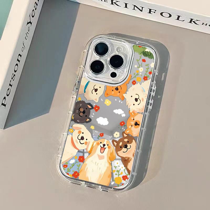 Phone Cases Quirky - 만화 재미있는 강아지 아이폰 케이스 (아이폰