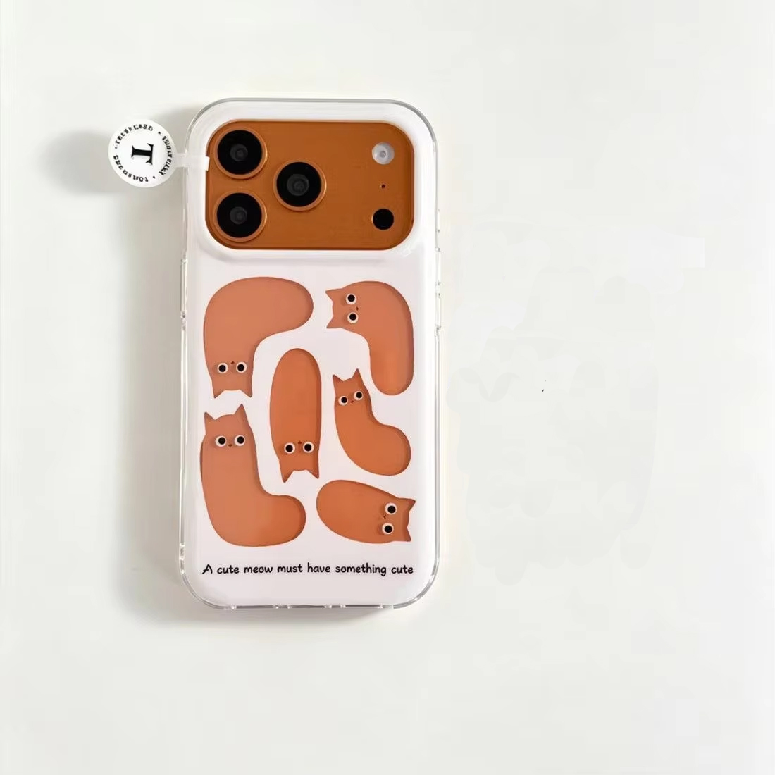 Phone Cases Cute Iphone 13 - 한국 INS 귀여운 펀칭 고양이 카와이