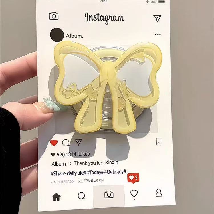Phone Cases Quirky - 노란색 나비넥타이 캐릭터 마그세이프 폰 마그네틱
