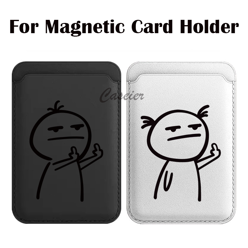 재미있는 만화 캐릭터 라인 그림 카드 홀더 마그네틱 마 - Phone Cases Quirky 리뷰 및 가격