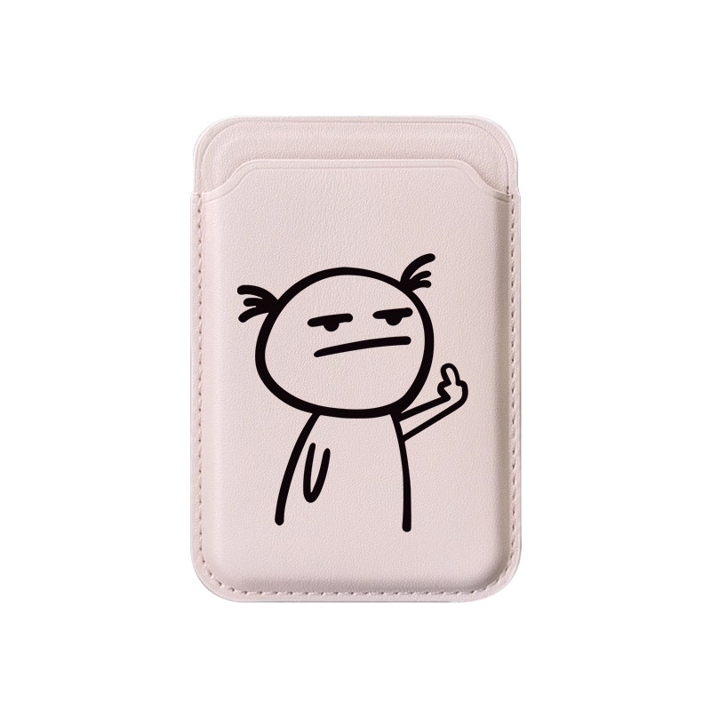 재미있는 만화 캐릭터 라인 그림 카드 홀더 마그네틱 마 - Phone Cases Quirky 리뷰 및 가격