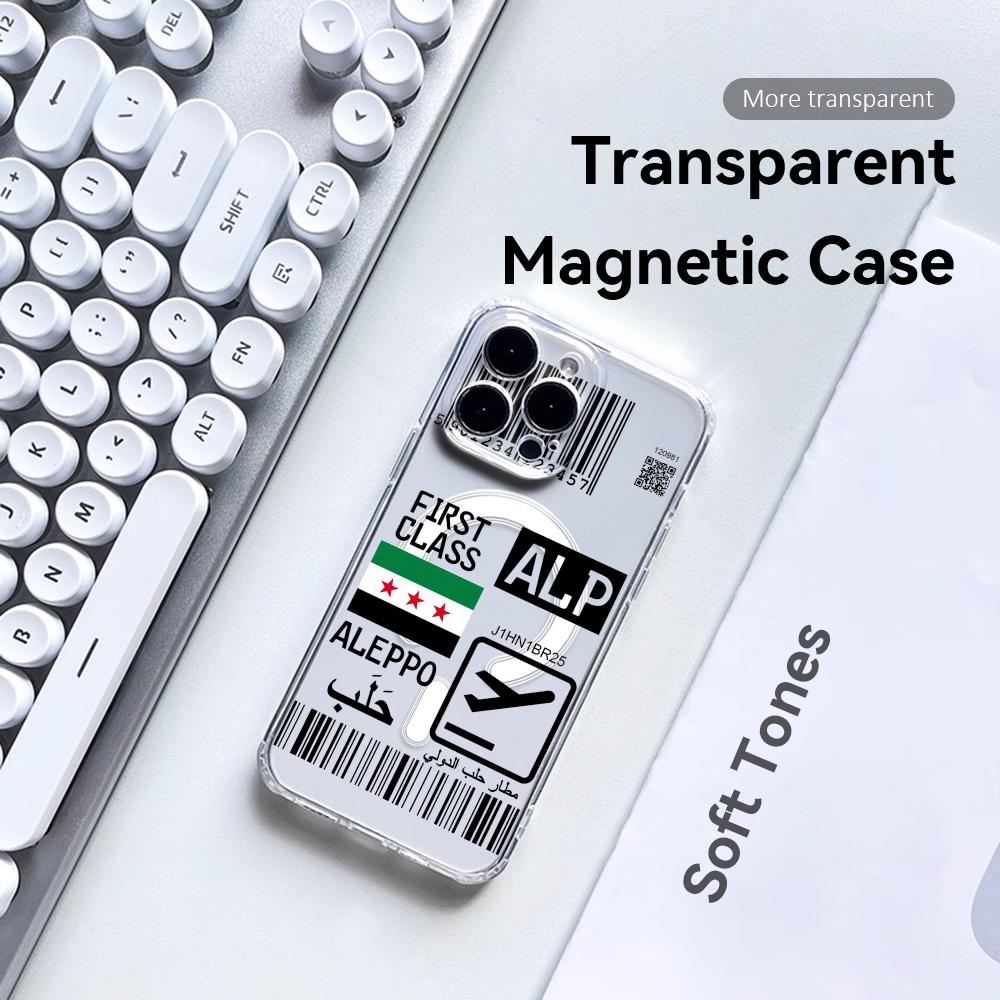 비행기 여행 티켓 시리아 아이폰 17-12 프로 맥스  - Clear Magsafe Case 리뷰 및 가격