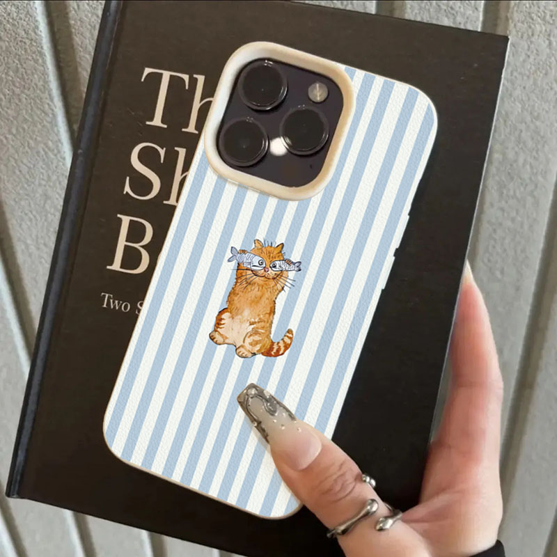 귀여운 줄무늬 새끼 고양이 물고기 디자인 아이폰 17  - Phone Cases Cute Iphone 13 리뷰 및 가격