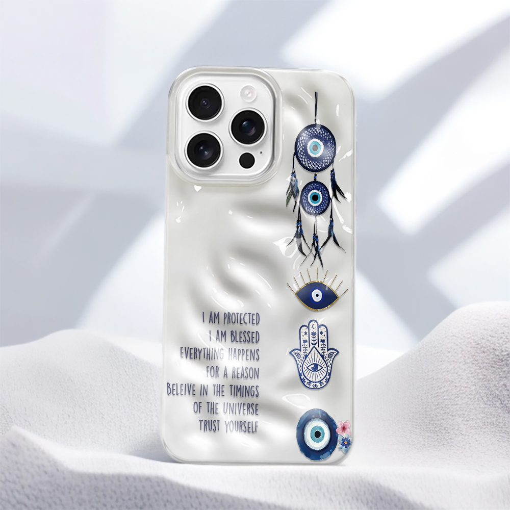 악마의 눈 문구 보호 미학적 신비로운 트렌디한 부드러운 - Phone Cases Quotes 리뷰 및 가격