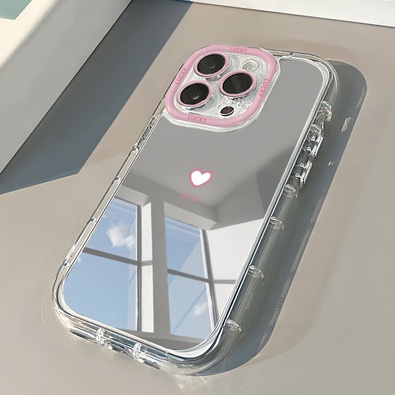 귀여운 하트 메이크업 거울 폰 케이스 (아이폰 17,  - Phone Cases Cute Iphone 13 리뷰 및 가격