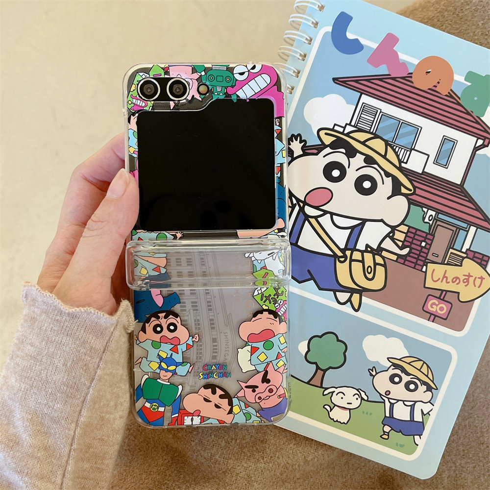 귀여운 일본 애니메이션 크레용신짱 카드 지갑 포켓 폰  - Phone Cases With Wallet 리뷰 및 가격