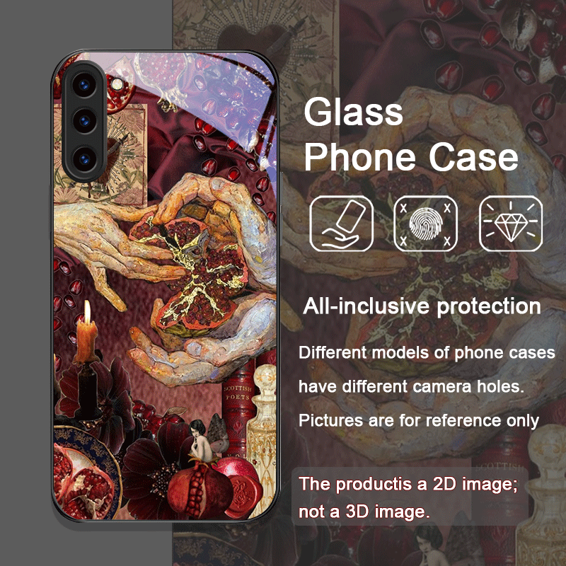 럭셔리 석류꽃 무늬 강화유리 폰 케이스 삼성 갤럭시 S - Phone Cases Samsung S25 Ultra 리뷰 및 가격