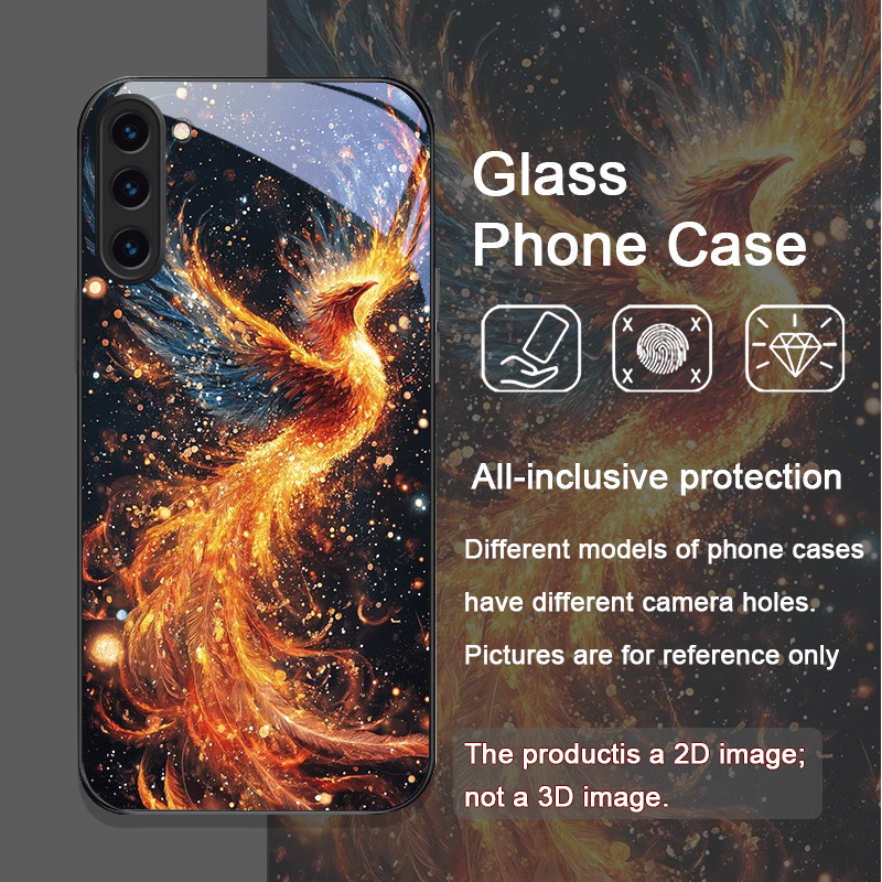 미학적인 불사조 깃털 패턴 강화유리 폰 케이스 삼성 갤 - Phone Cases Samsung S25 Ultra 리뷰 및 가격
