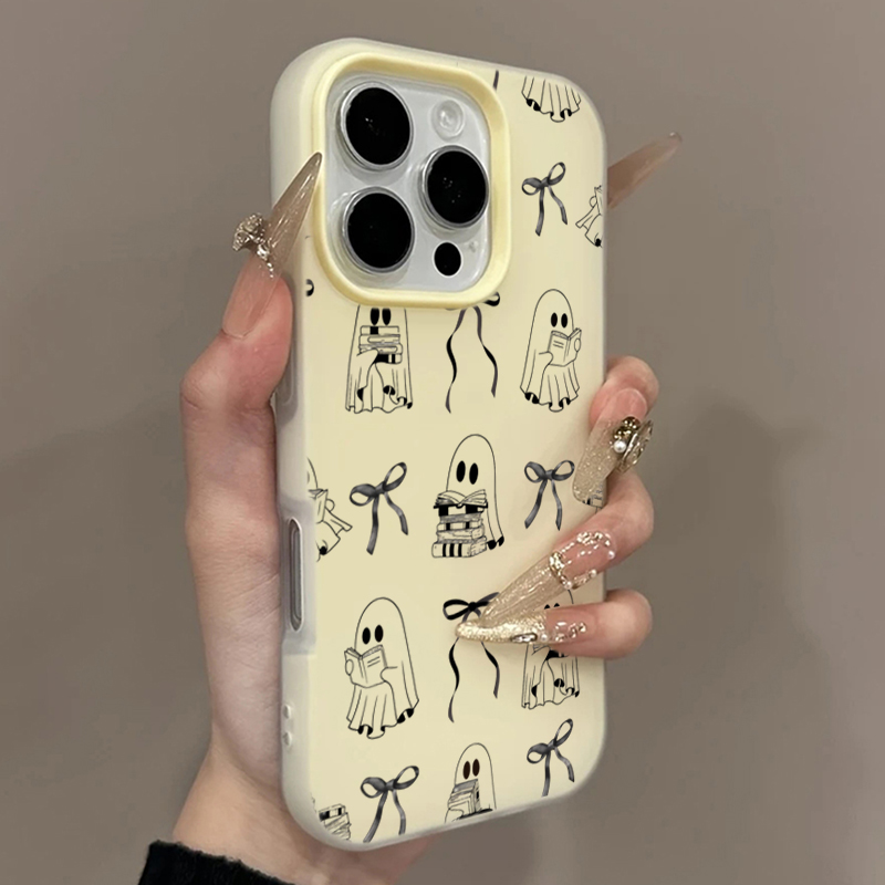 귀여운 할로윈 책 모양 유령 리본 폰 케이스 (아이폰  - Phone Cases Cute Iphone 13 리뷰 및 가격