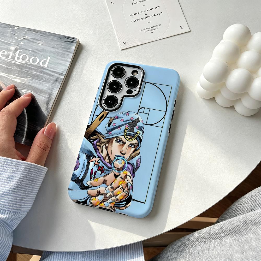 핫 쿨 애니메이션 J-JOJO 스틸볼런 폰 케이스 삼성 - Phone Cases Samsung S25 Ultra 리뷰 및 가격