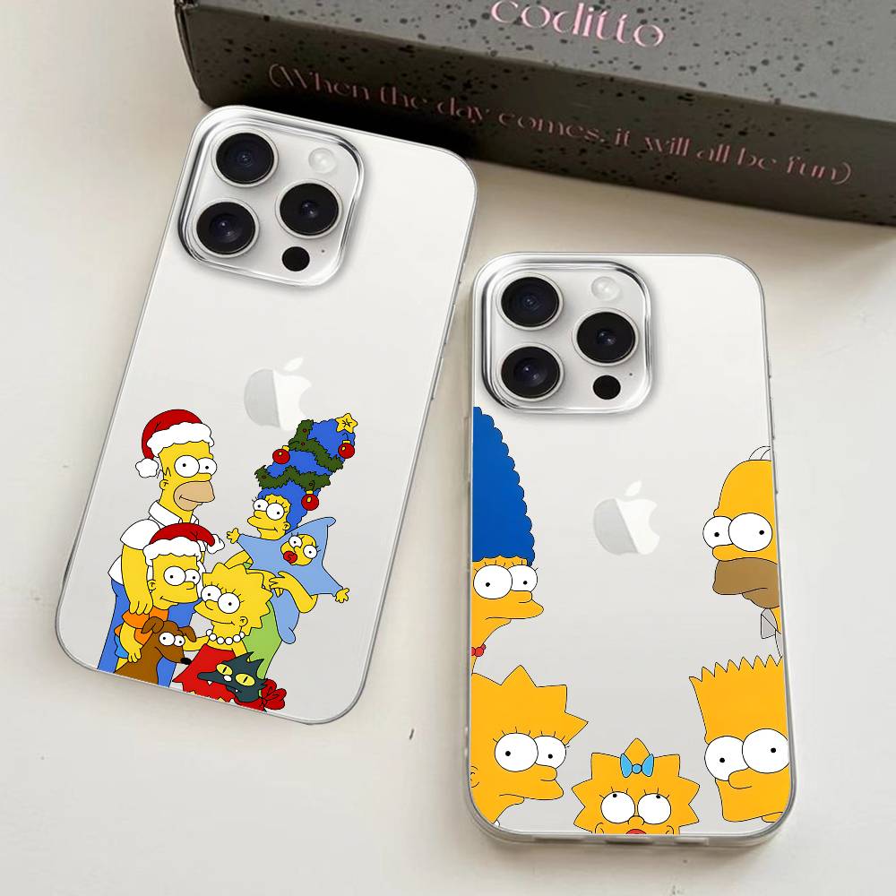 L-심슨즈-에스 재미있는 크리스탈 클리어 소프트 폰 케 - Phone Cases Quirky 리뷰 및 가격