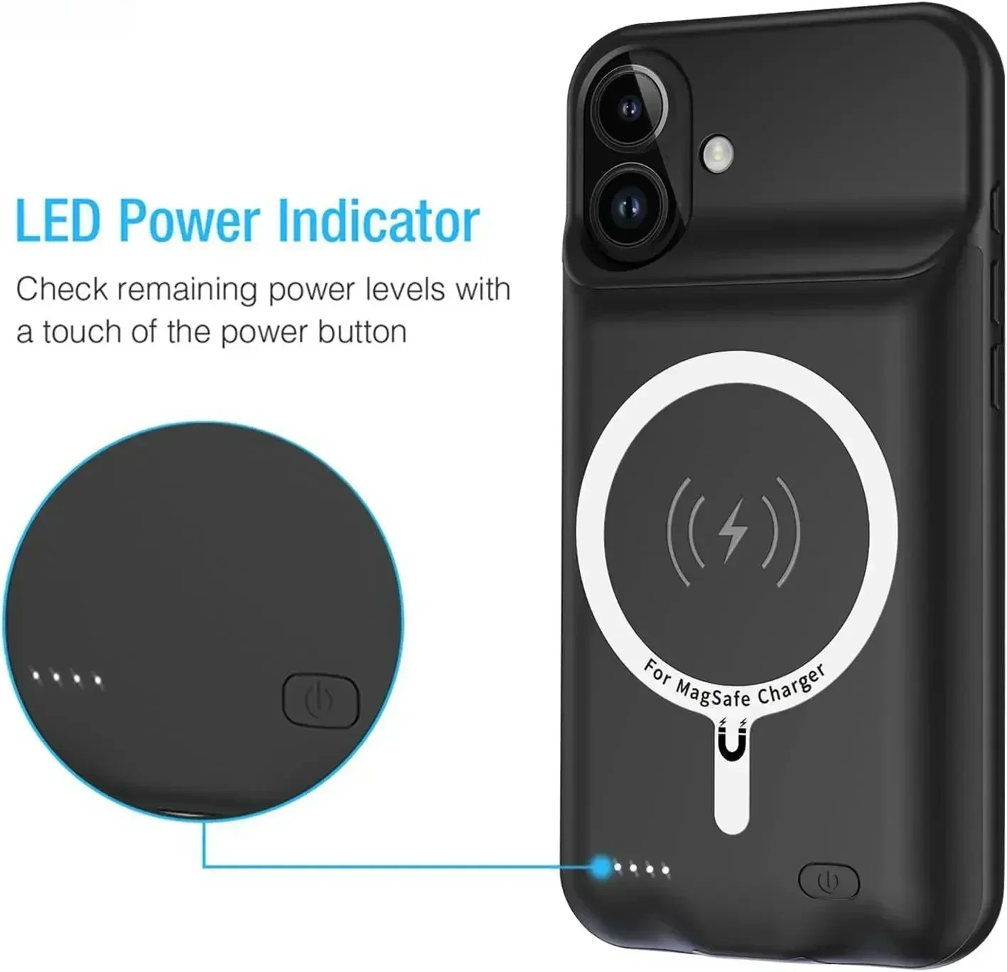 10000mAh 소프트 실리콘 무선 배터리 충전 케이스 - Phone Cases That Charge Your Phone 리뷰 및 가격