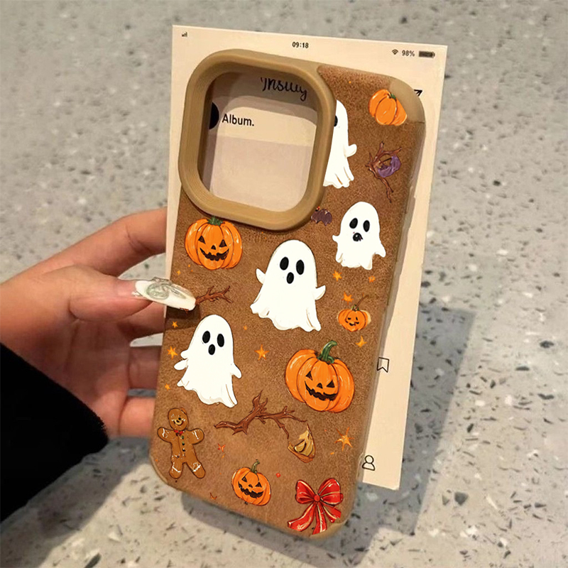 할로윈 테마의 귀여운 호박 유령 디자인 아이폰 18,  - Phone Cases Cute Iphone 13 리뷰 및 가격