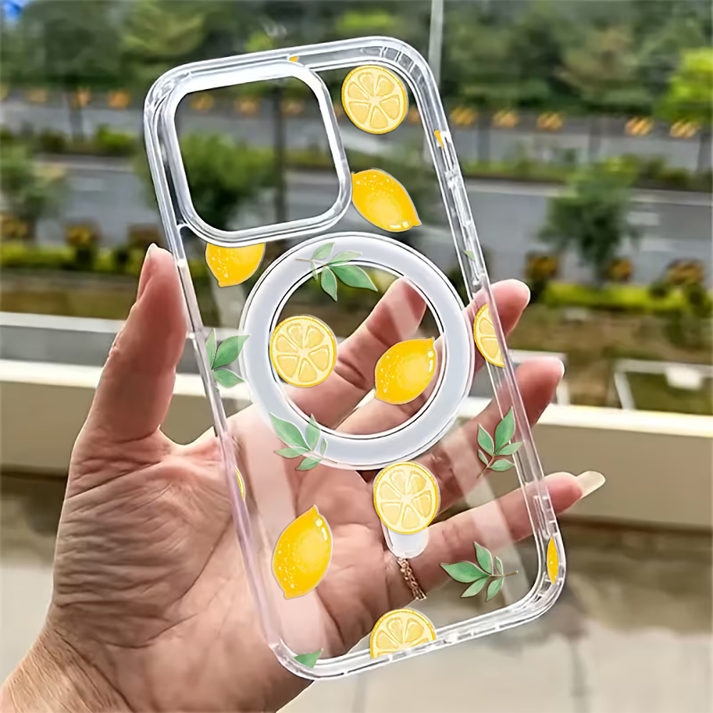 여름 레몬 폰 케이스 아이폰 17 16 15 14 13 - Clear Magsafe Case 리뷰 및 가격