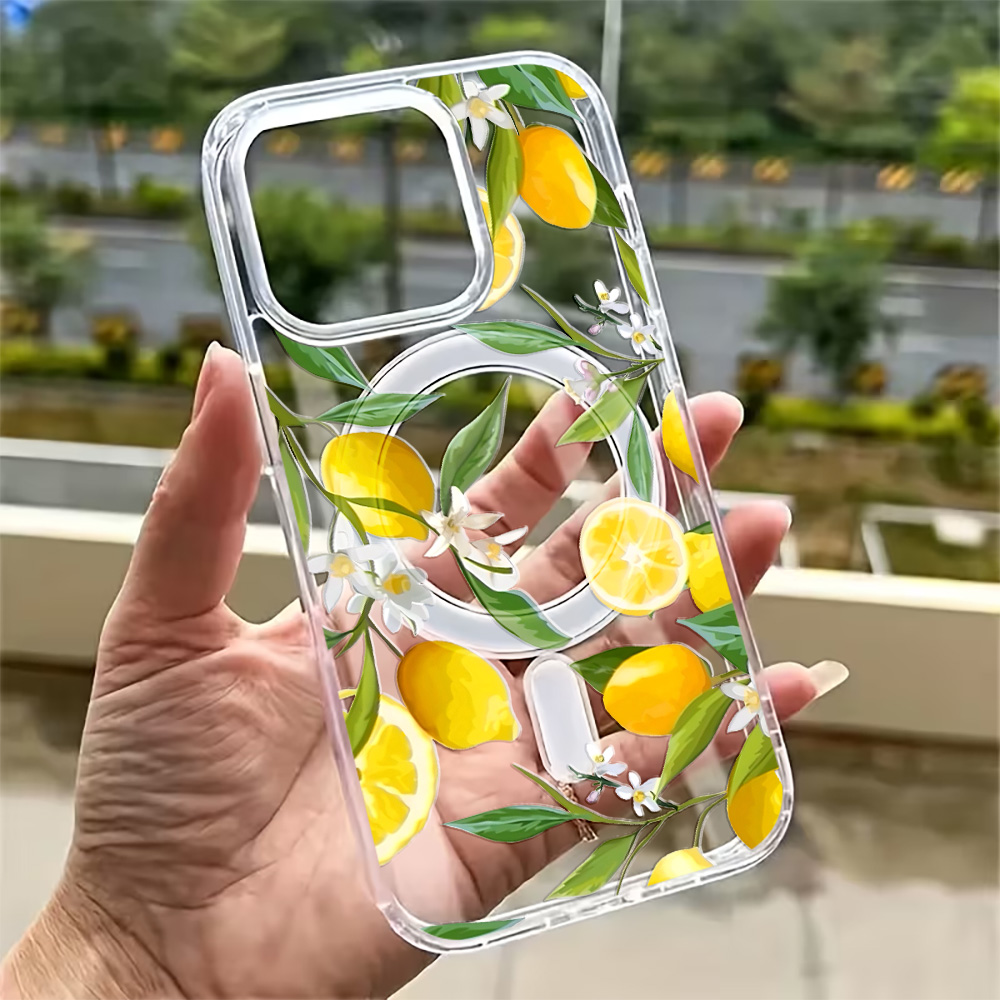 여름 레몬 폰 케이스 아이폰 17 16 15 14 13 - Clear Magsafe Case 리뷰 및 가격