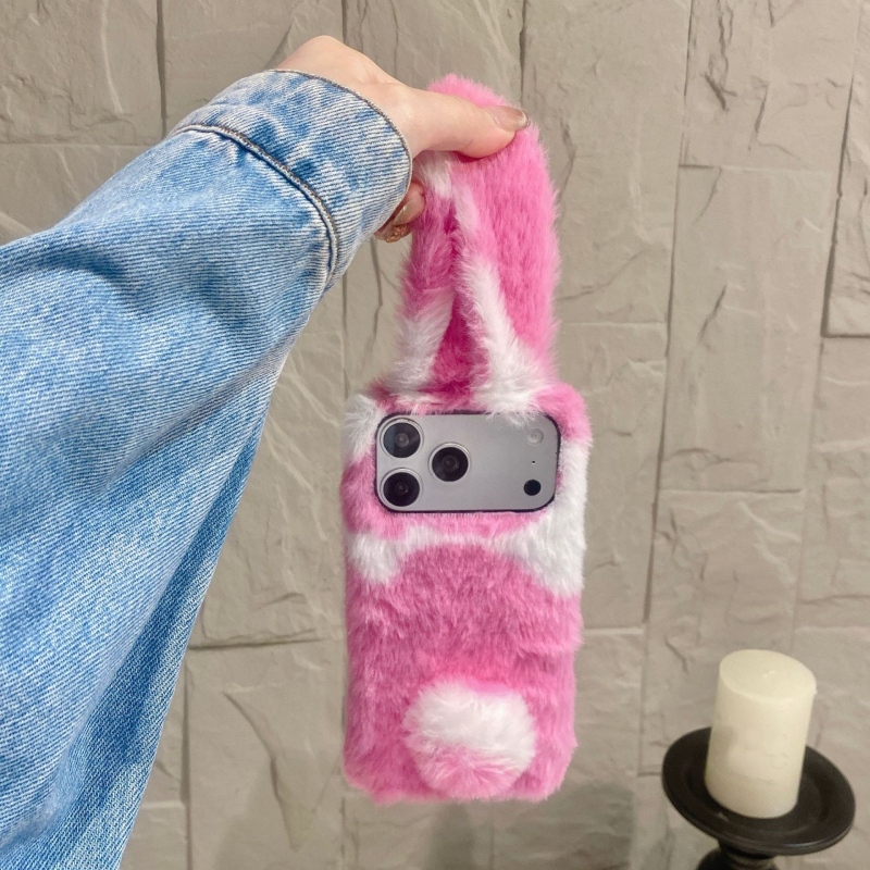 귀여운 토끼 디자인 폭신한 폰 케이스 아이폰 17 16 - Phone Cases Cute Iphone 13 리뷰 및 가격