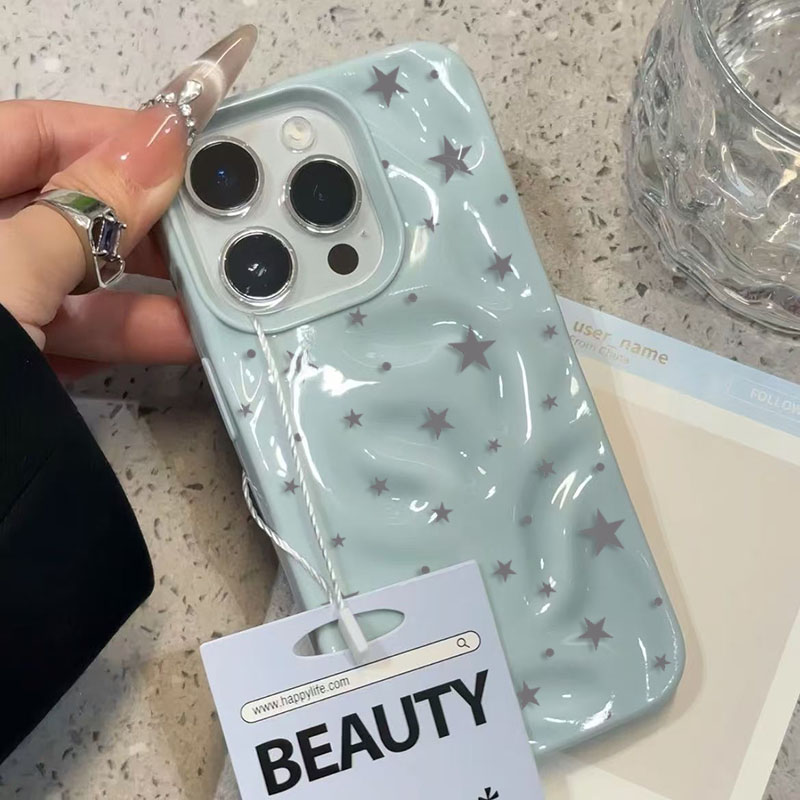 미니멀리스트 스타일의 귀여운 별 무늬 텍스처 아이폰 케 - Phone Cases Cute Iphone 13 리뷰 및 가격
